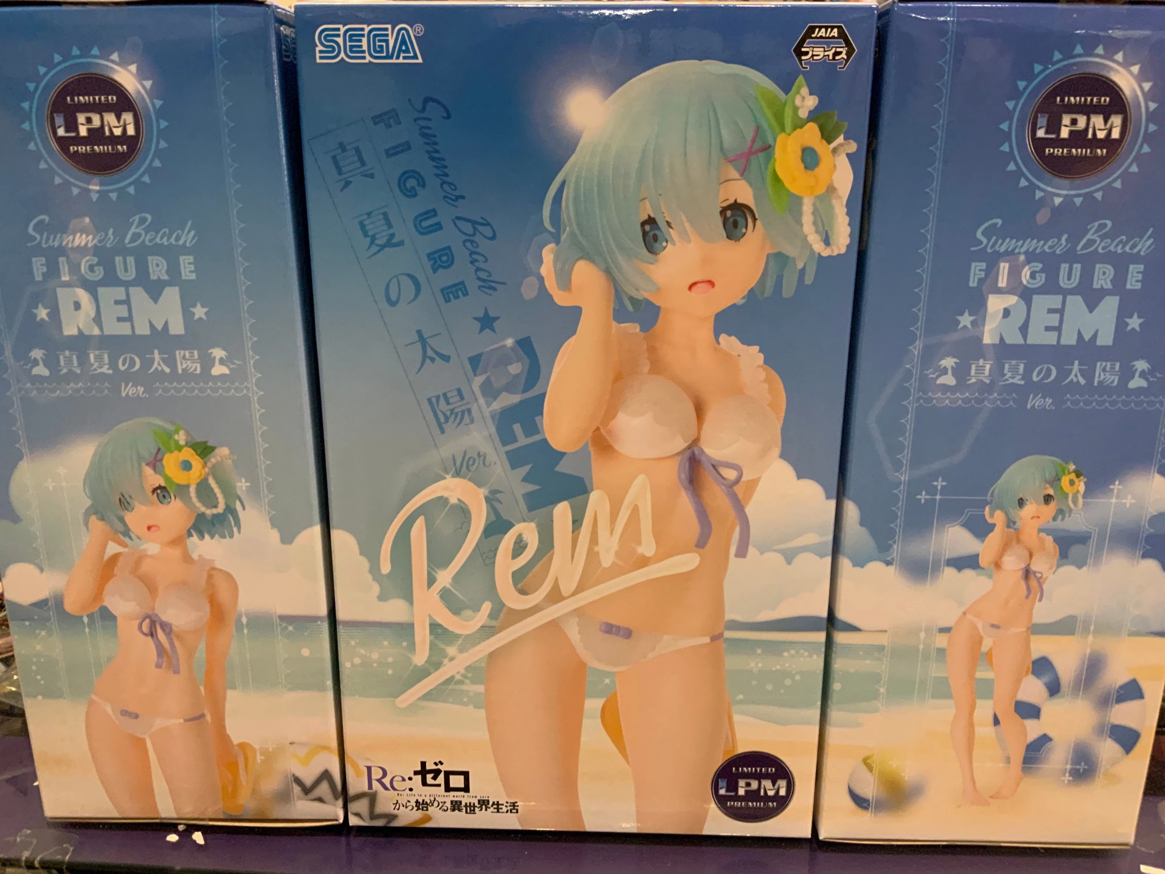 Monster Figure Fantasy Statue Re: Zero Rem Summer Beach Figure (In Stock)