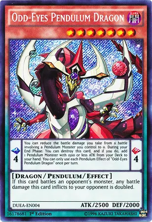 Random Series Series Odd-Eyes Pendulum Dragon [DUEA-EN004] Secret Rare
