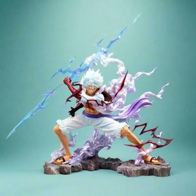 One Piece Anime Figure Celestial Battle Gear 5 Luffy 28cm (11") PVC Statue Sports Figure