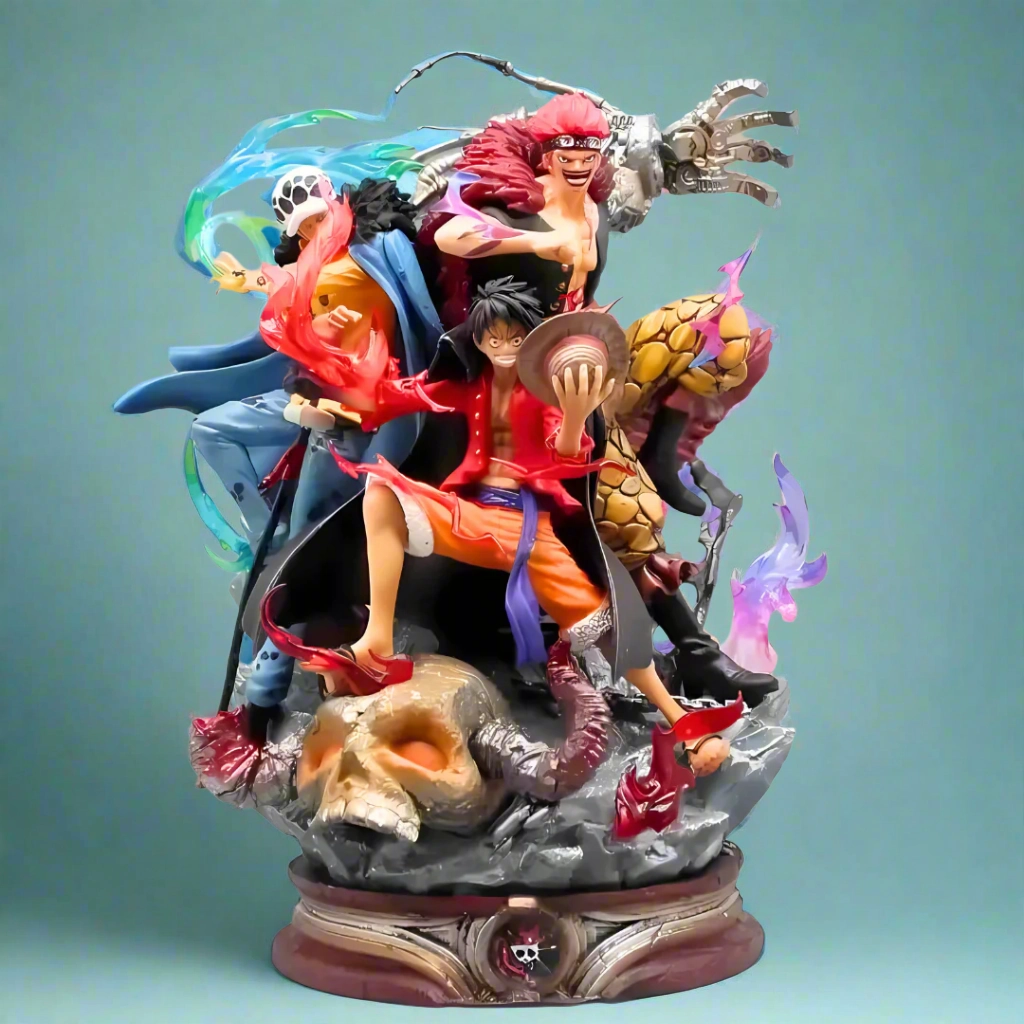 One Piece Anime Figure Triad of the Sea Luffy 22cm (9") PVC Statue Game Character Storage Solution