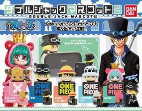 One Piece Double Jack Mascot Earplug Figure Vol.3 5 Pieces Set (In-stock) Fantasy Sculpture Religious Icon