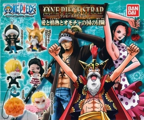 Robot Object One Piece Strap Mera Mera No Mi Trafalgar Character Figure Keychain 6 Pieces Set (In-stock)