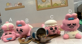 Opanchu Usagi Unlucky Day Small Figure 4 Pieces Set (In-stock) Story Driven Character Object