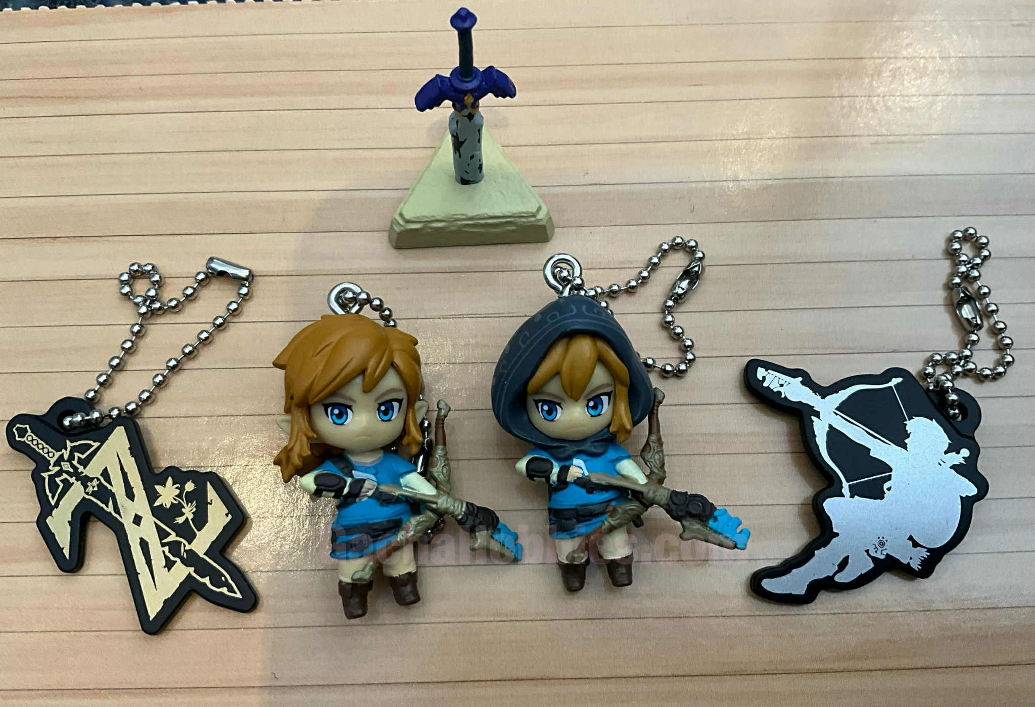 Gender Neutral Mythical Figure Legend of Zelda Breath of the Wild Characters Figure Keychain 5 Pieces Set (In-stock)