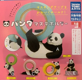 Panda Tape Holder Figure 5 Pieces Set (In-stock) Fall Decor Action figure