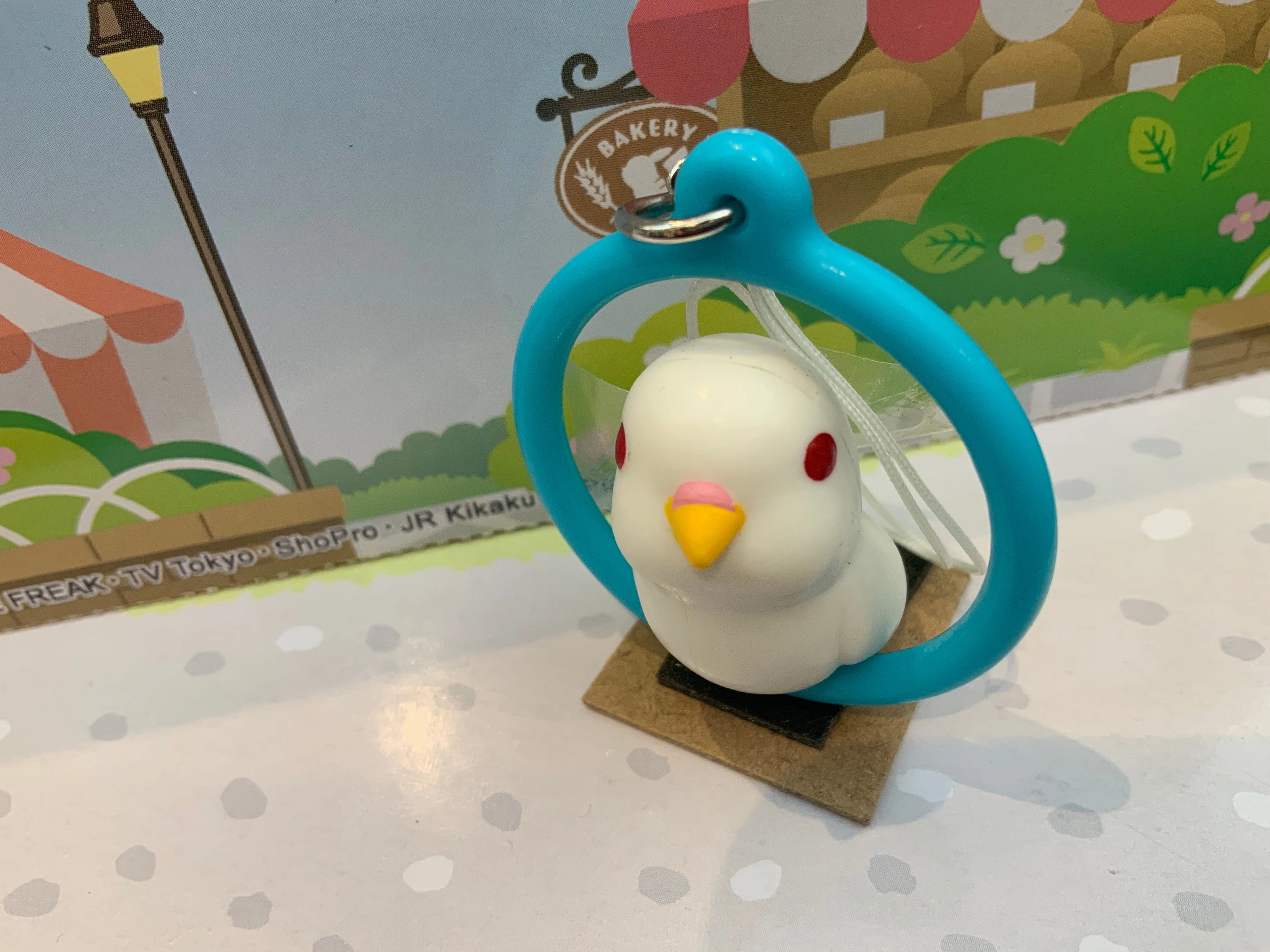 Parrot in Cage Figure Keychain 6 Pieces Set (In-stock) trade show