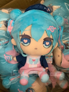 FuRyu Hatsune Miku KYURU MARU Sailor Suit in Love Medium Plush Type A (In-stock) Mini Attitude Movement Creator