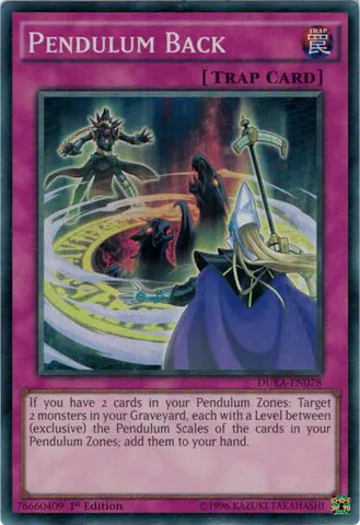Pendulum Back [DUEA-EN078] Super Rare Collectible Series Set