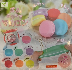 Perfume Macaroon Squishy Keychain 7 Pieces Set (In-stock) Realistic Art Book Character