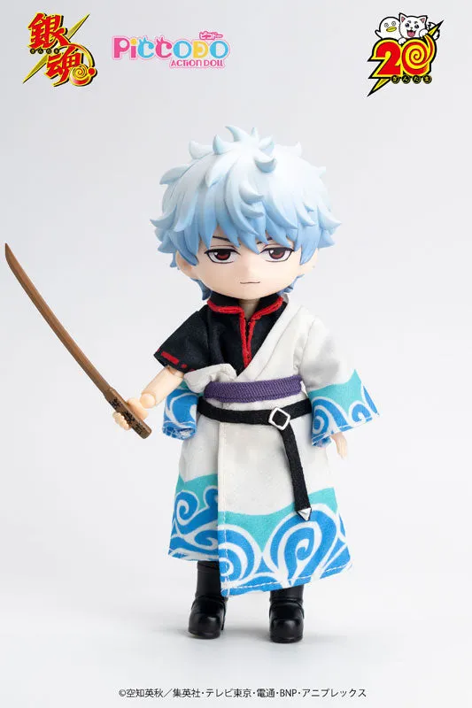 PICCODO ACTION DOLL "GINTAMA" SAKATA GINTOKI DEFORMED DOLL Lifetime Hobby