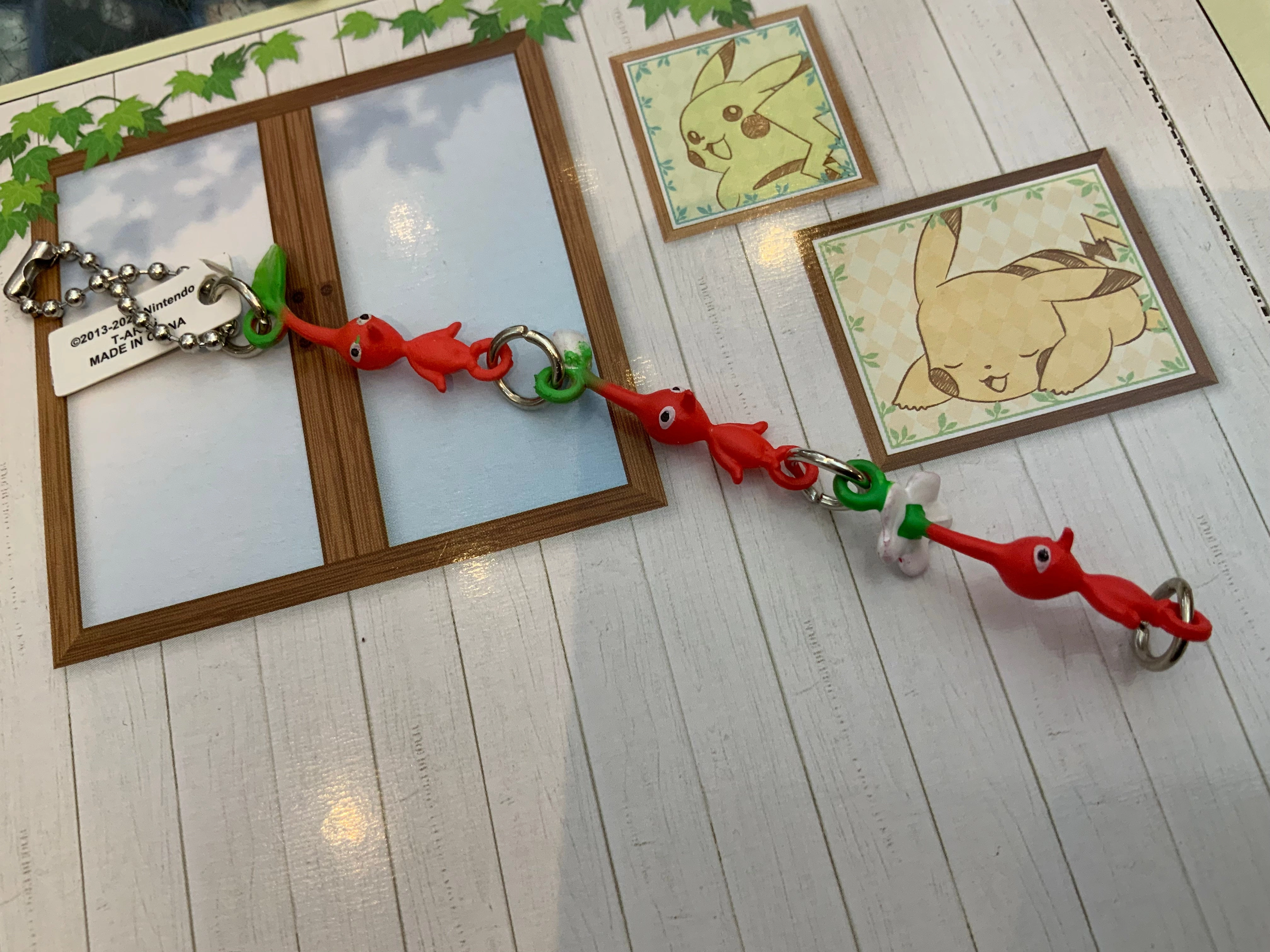 Pikmin 3 Character Figure Keychain 5 Pieces Set (In-stock) Art Decor