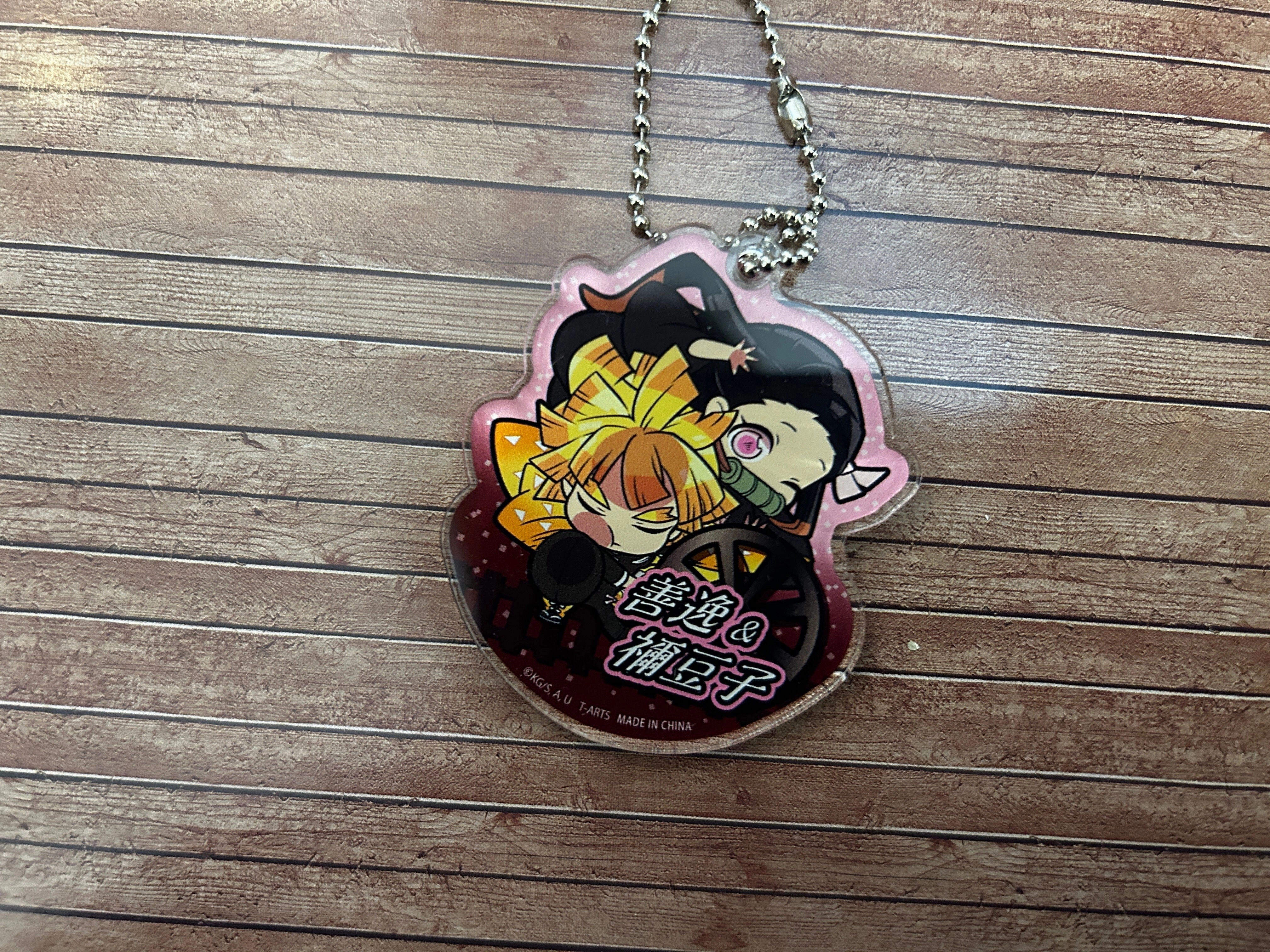 Urban Vinyl Valuable Collectible Pita Deforme Kimetsu no Yaiba Demon Slayer Character Mugen Train Acrylic Keychain 10 Pieces Set (In-stock)