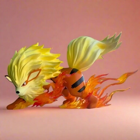 Fantasy Collectible Serious Investor Pok??mon Anime Figure Blaze Guardian Arcanin 17cm (7") PVC Statue