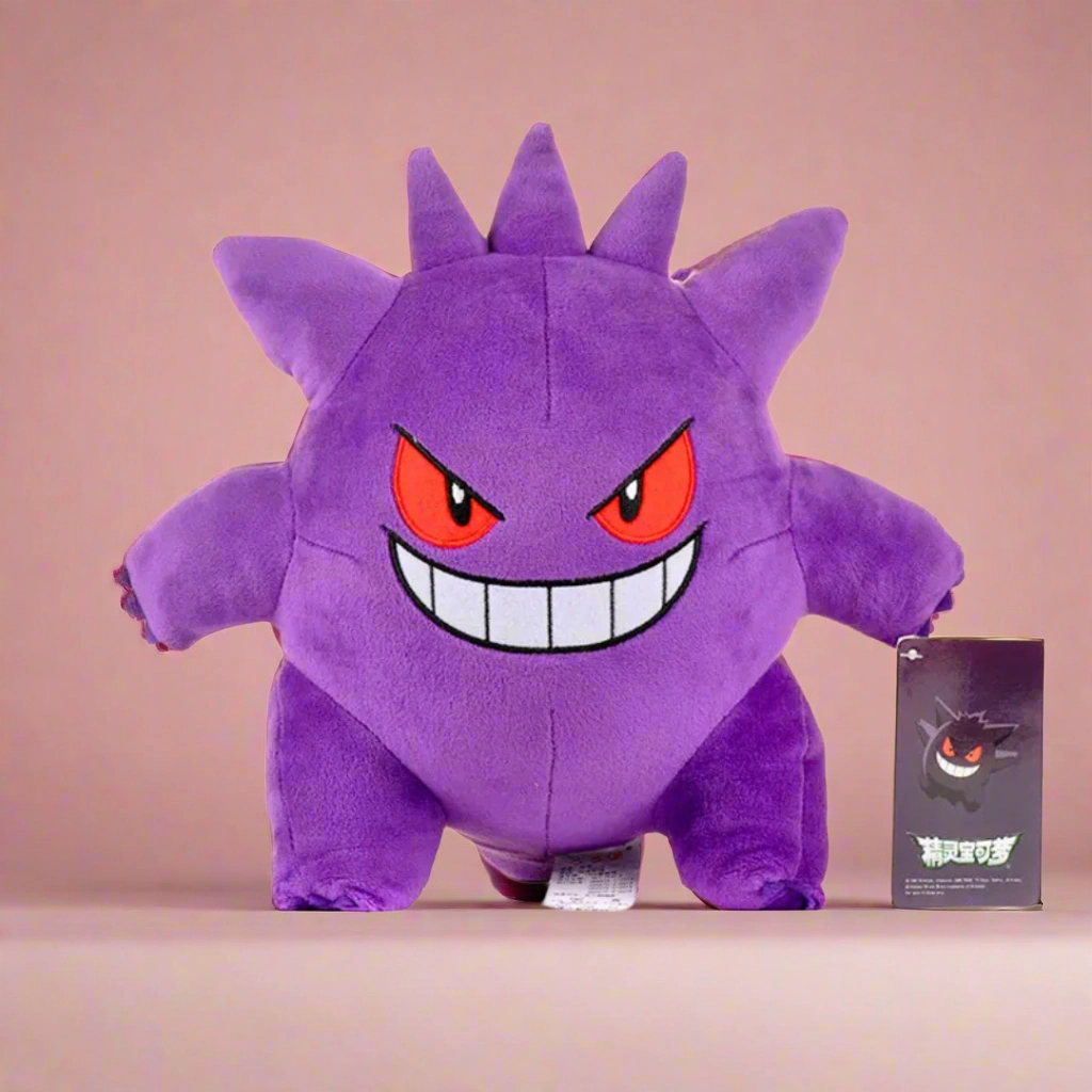 Pok??mon Anime Plush Toy Smiling Specter Gengar 24cm (9") Plushie Popular Character Fantasy Warrior