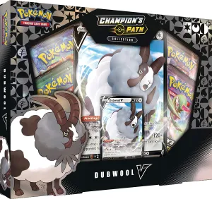 Pokemon Champion's Path Dubwool V Collection Toy Drop Display