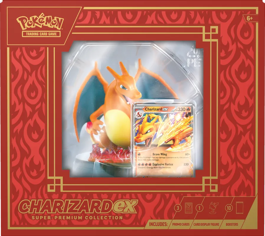 Exclusive Drop Release POKEMON CHARIZARD EX SUPER-PREMIUM COLLECTION