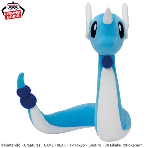 Pokemon Mecha Mofugutto Hakuryu Dragonair Plush - 15 Inches Movie Toy Display Cabinet