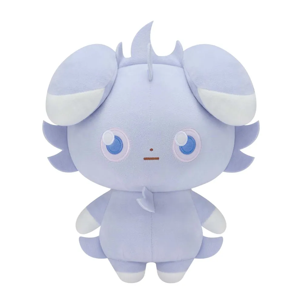 Pokemon Nyasper Espurr Plush - 8 Inches Sculpted Art Buildable Figure