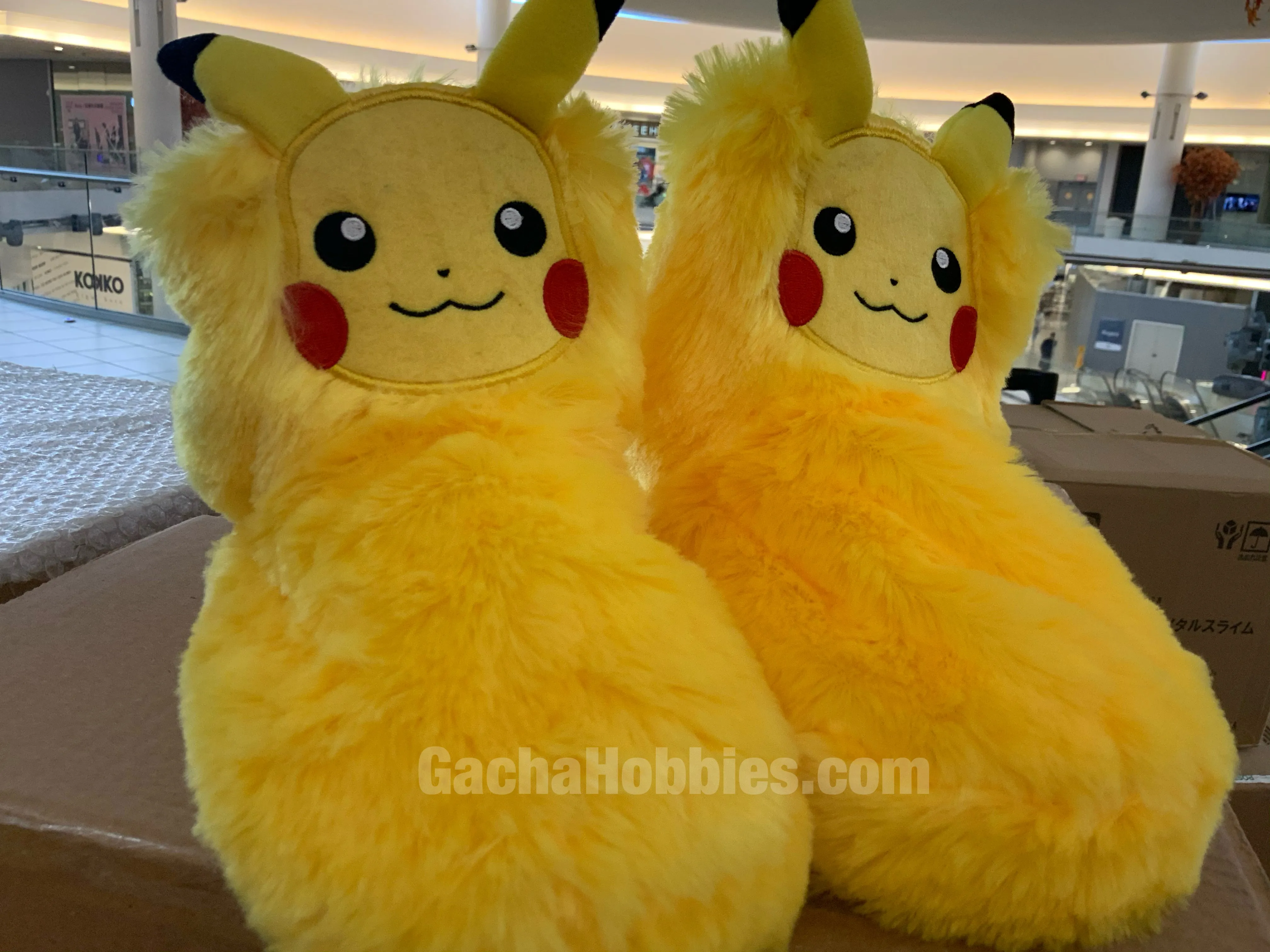 Pokemon Pikachu Furry Room Boots (In-stock) Superhero Merchandise