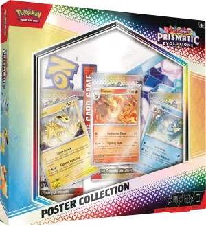 Collectible Series Opening Surprise Set Opening Pokemon Prismatic Evolutions Poster Collection