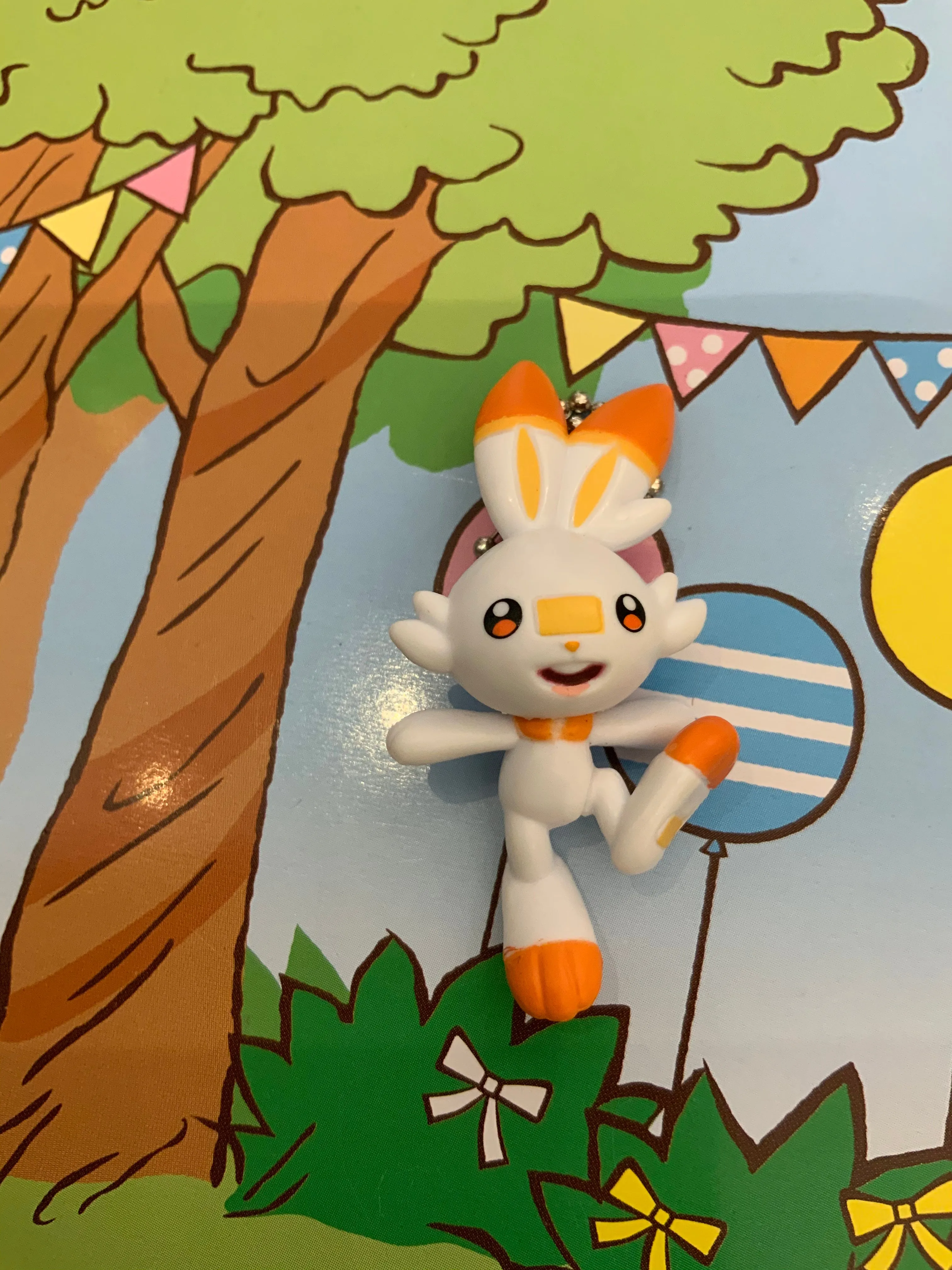 Pokemon Sword and Shield Mini Figure Keychain 6 Pieces Set (In-stock) Metal Craft