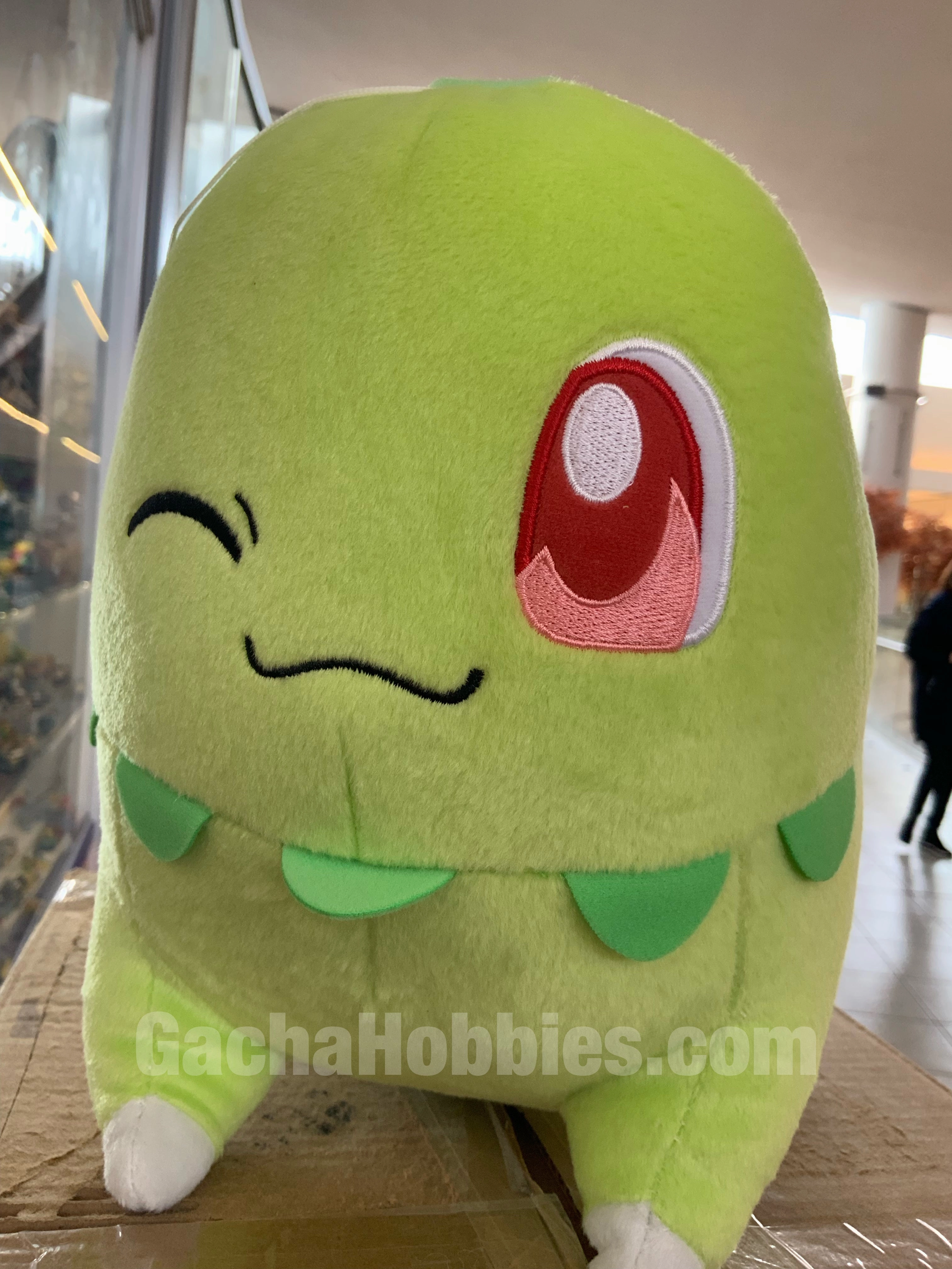Pokemon Chikorita Medium Plush (In-stock) Desktop Decor