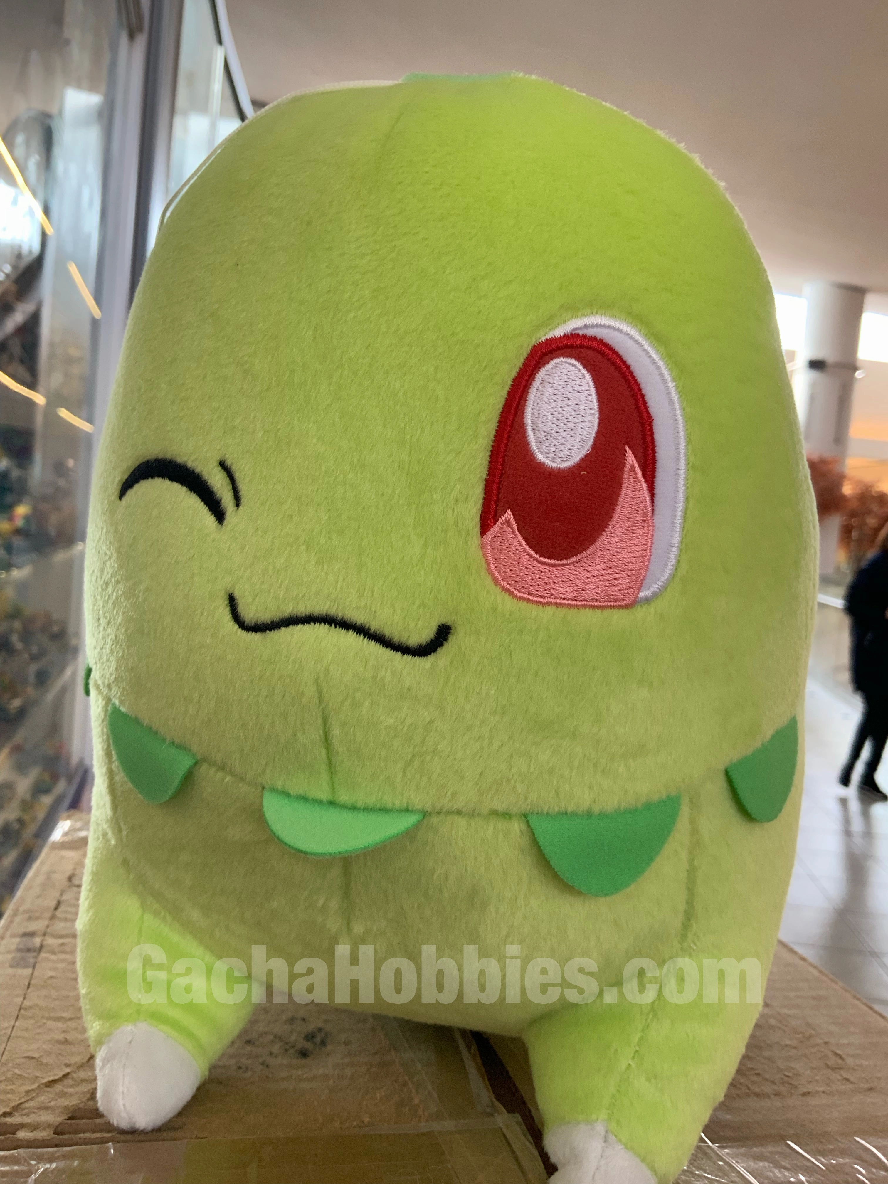 Pokemon Chikorita Medium Plush (In-stock) Emerging Brand Hand Painted