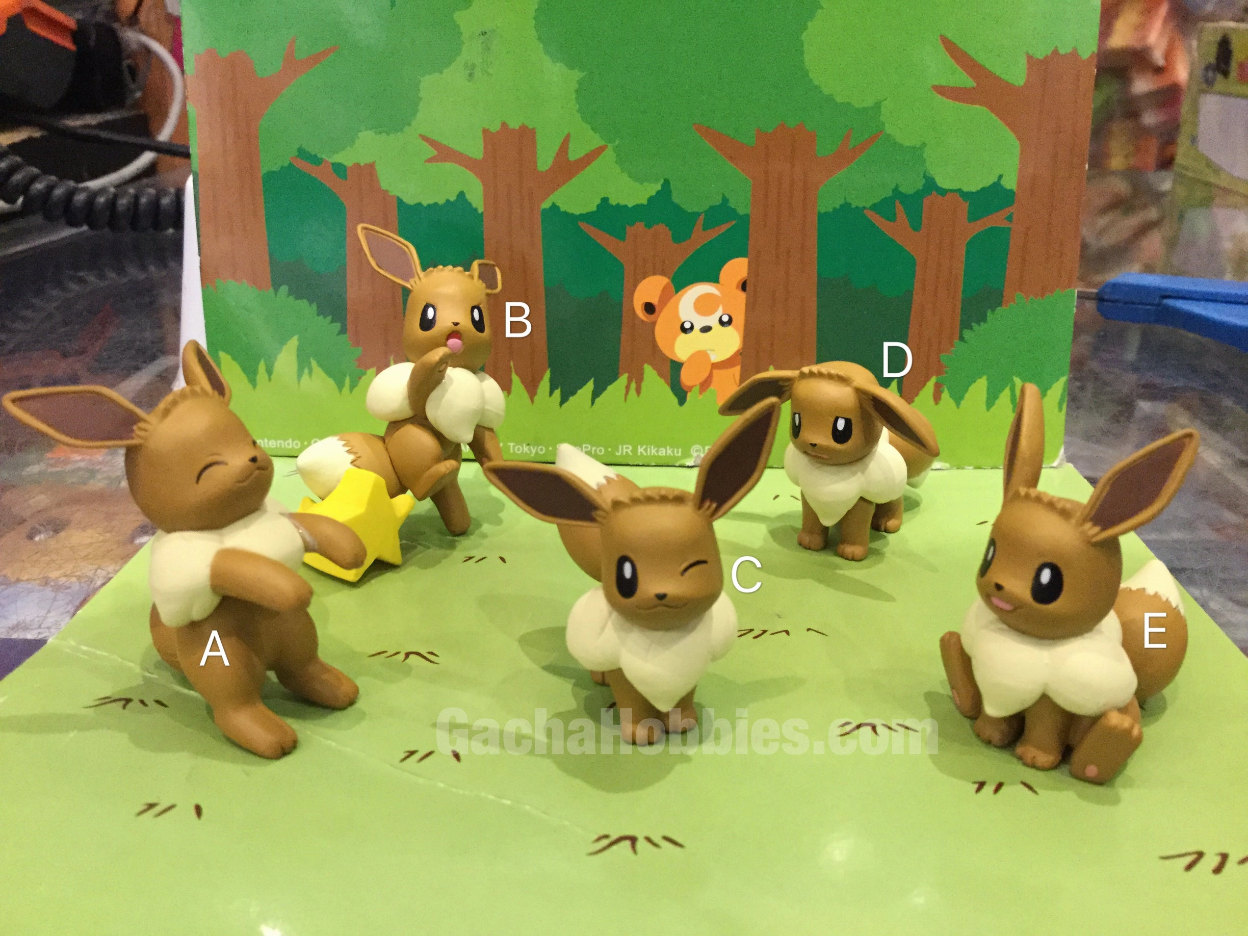 Pokemon Eevee Only Figures Vol.2 5 Pieces Set (In-stock) NFT Figure