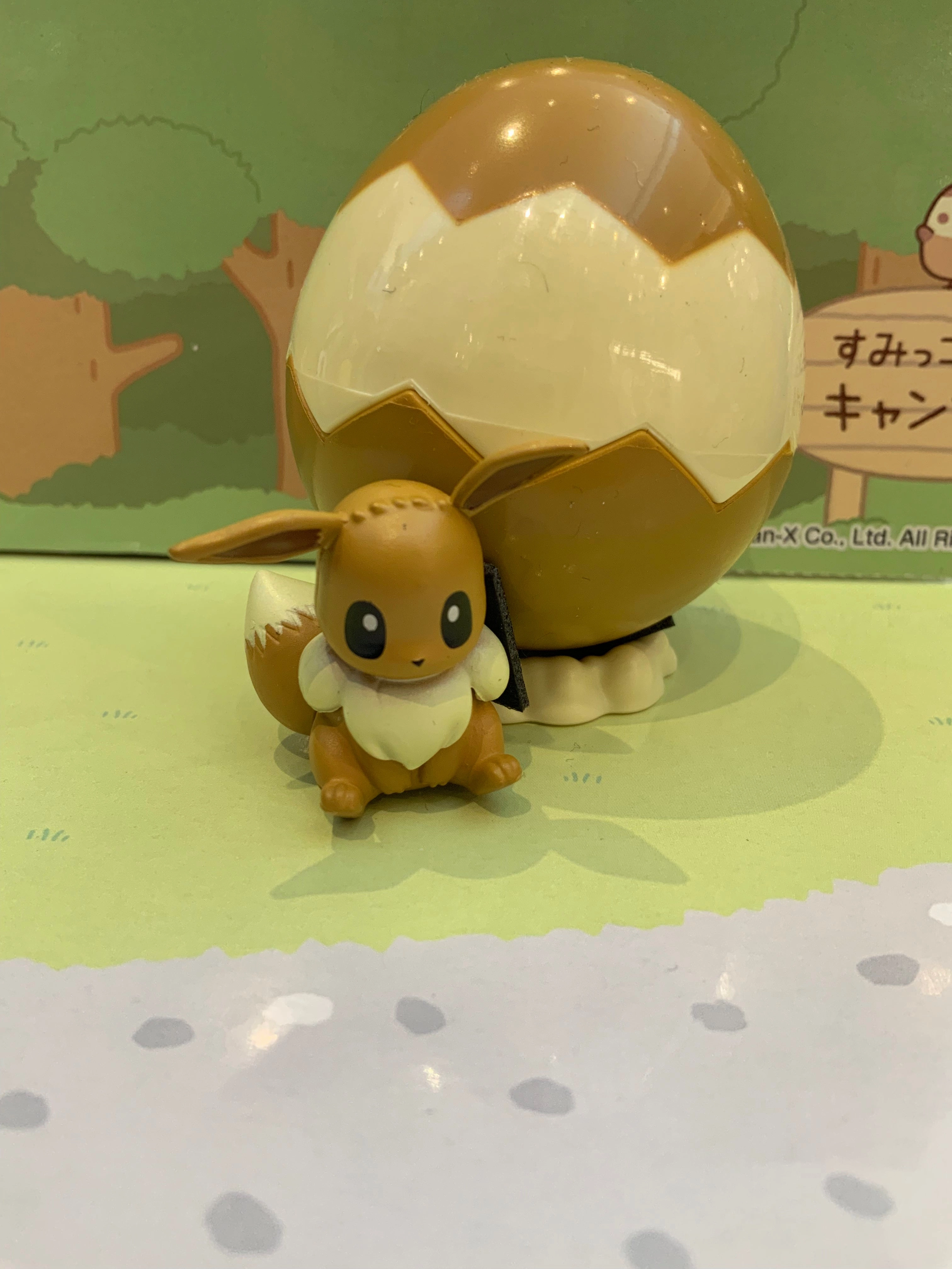 Collectible piece Pokemon Egg Shell Figure 4 Pieces Set (In-stock)