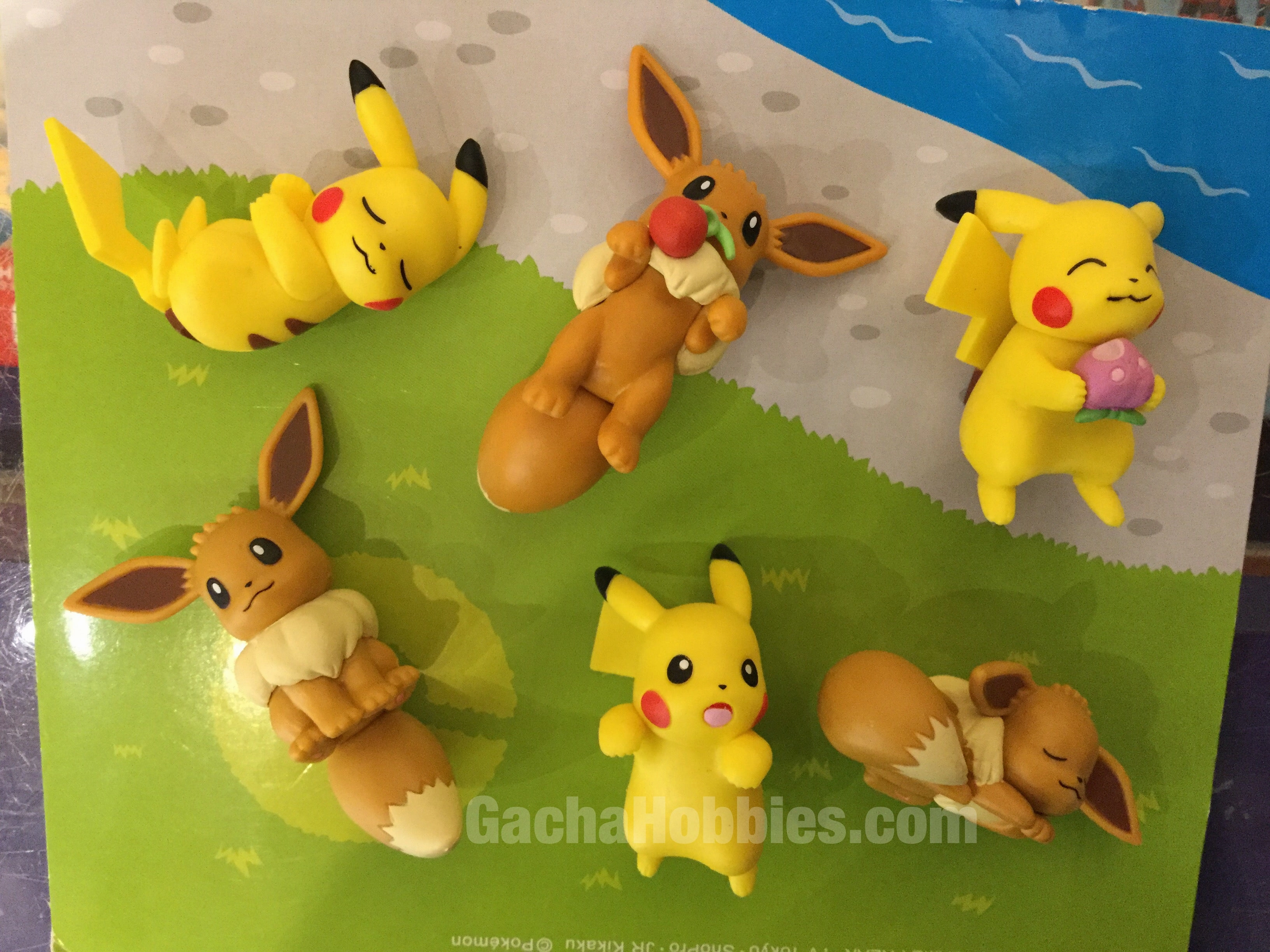 Pokemon Pikachu Eevee Figure 6 Pieces Set (In-stock) Gift For Him