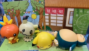 Award Winner Vinyl Art Pokemon Sleeping Big Head Figure 4 Pieces Set (In-stock)