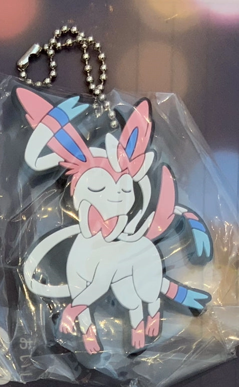 Pokemon Sun & Moon Collection Flat Rubber Keychain 9 Pieces Set (In-stock) Superhero Collectible Gift Guide