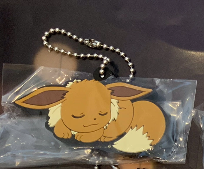 Pokemon Sun & Moon Collection Flat Rubber Keychain 9 Pieces Set (In-stock) PVC Model Immersive experience