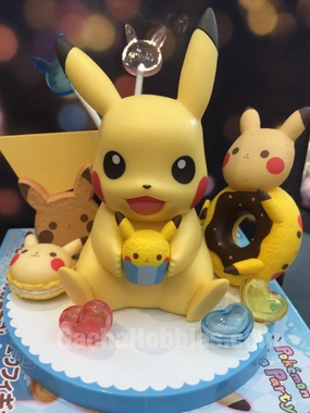 Pokemon Tea Party Pikachu Figure (In Stock) Felt Toy Mini Statue