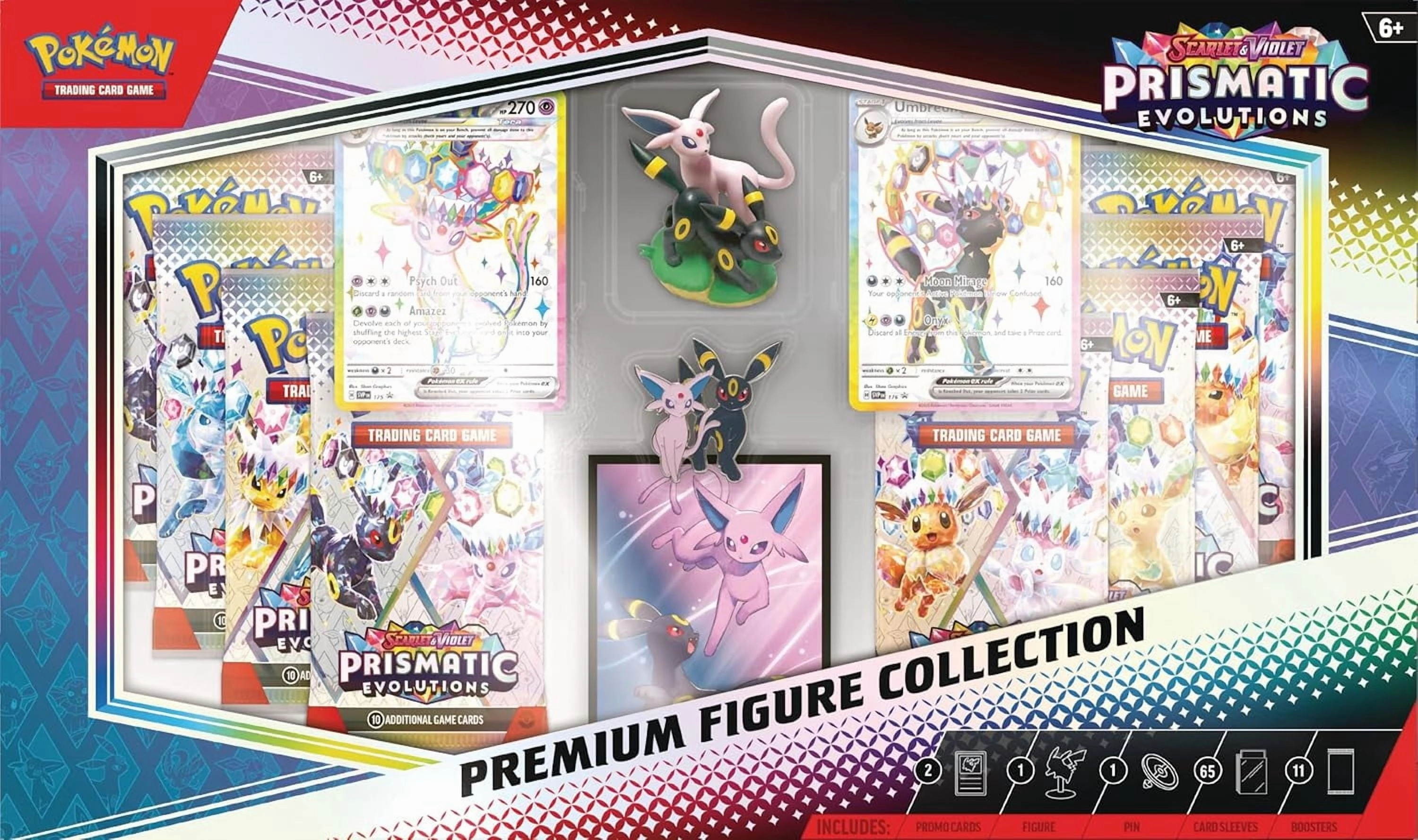 Pokemon Trading Cards Prismatic Evolution SV 8.5 Premium Figure Collection Exquisite Craftsmanship Vinyl Model