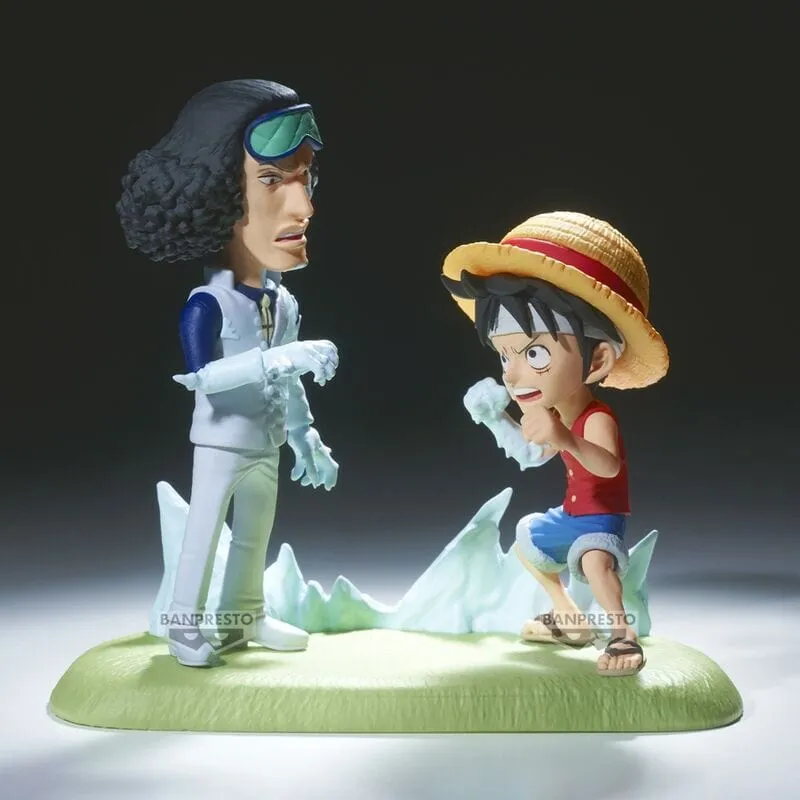 One Piece World Collectable Figure Log Stories Monkey D. Luffy vs. Kuzan Classroom Decor Tourist Memorabilia