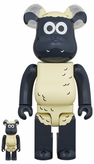 Collectible Unit Be@rbrick Shaun 100% & 400% (Pre-order)