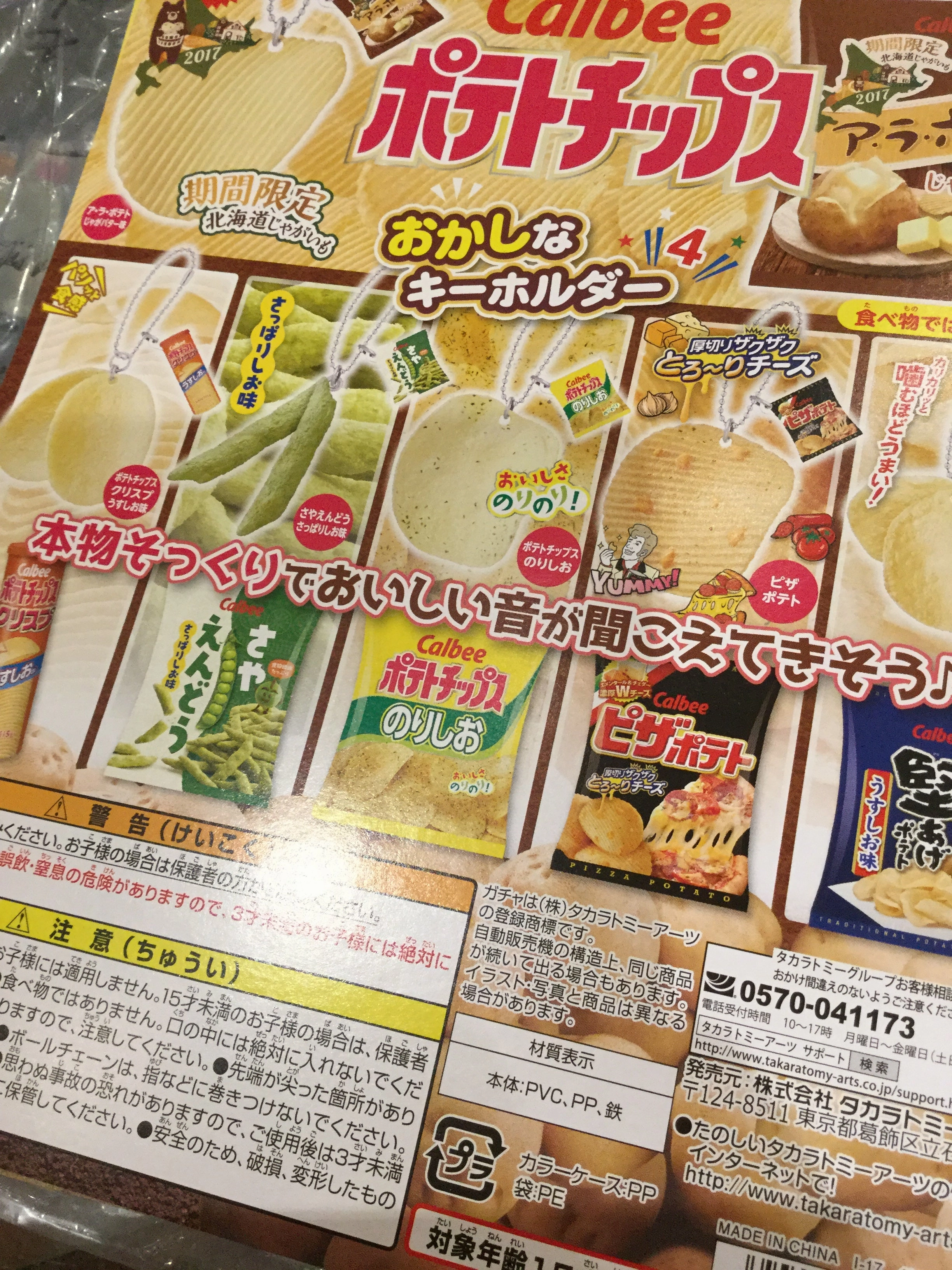 Potato Chips Keychain Gashapon Set (In stock) PVC Figure