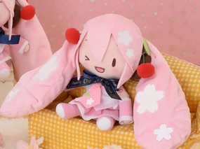 Preciality Fuwapuchi Hatsune Miku Sakura Miku Special Mini Plush Type A (In-stock) Style Designer