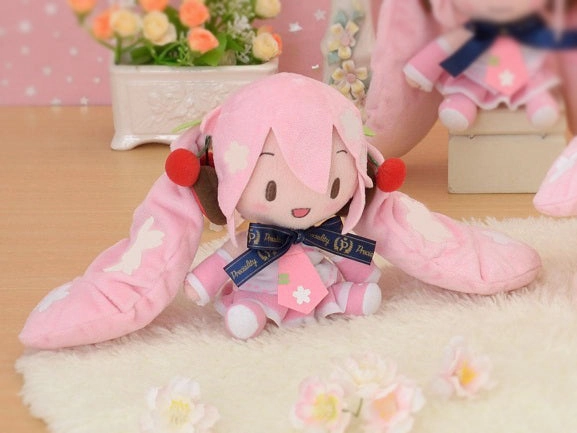 Character Creator Trunk Craftsperson Preciality Fuwapuchi Hatsune Miku Sakura Miku Special Mini Plush Type C (In-stock)