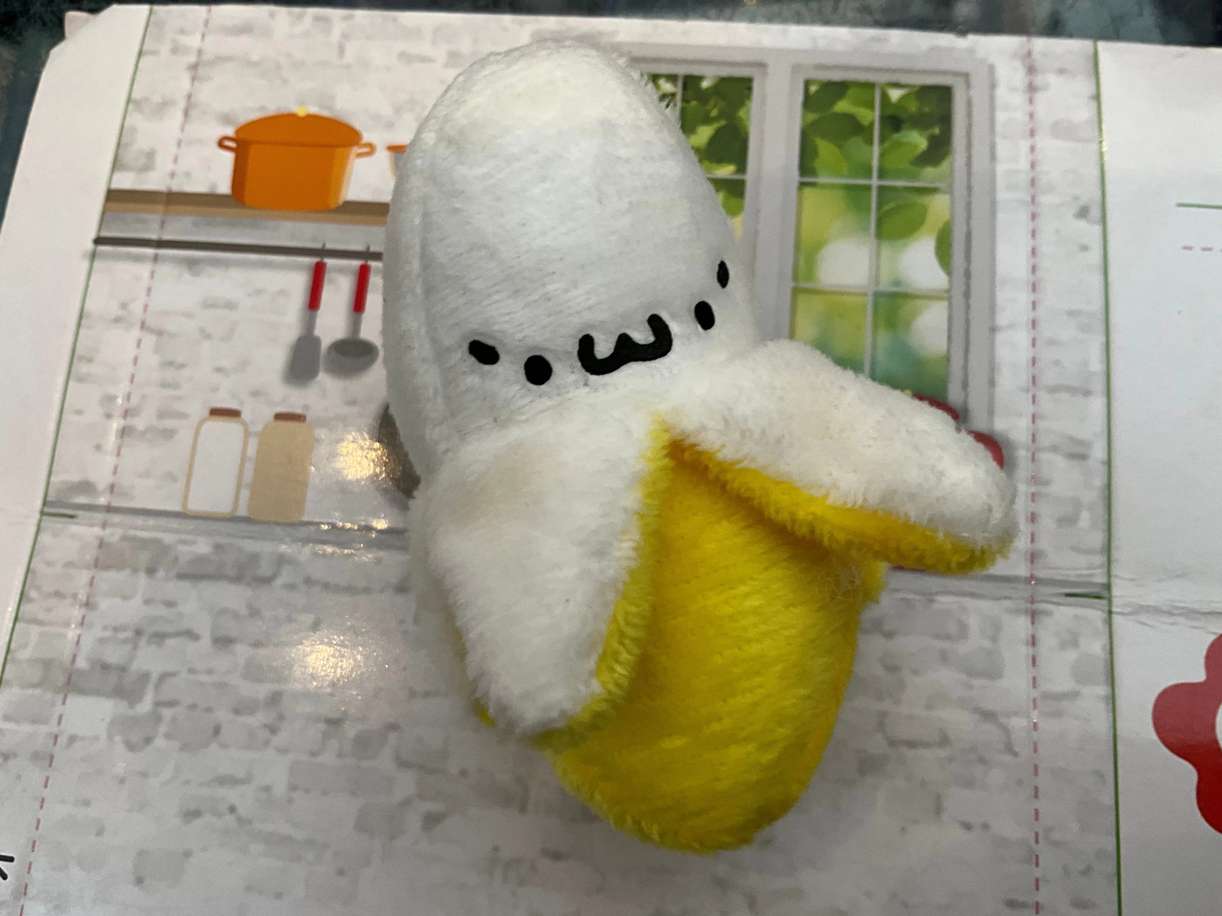 Colorful Banana with Emoticon Small Plush Keychain 5 Pieces Set (In-stock) Worldwide Fanbase