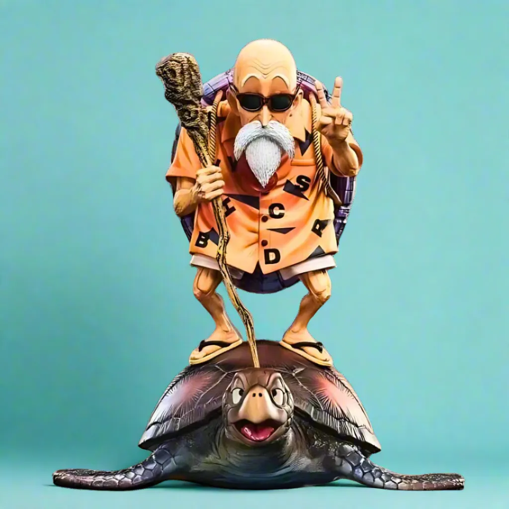 Celebrity endorsed Fashion Doll Dragon Ball Anime Figure Island Master Roshi 23cm (9") PVC Statue