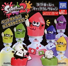 Splatoon 2 Squid Bottle Cap Figure 8 Pieces Set (In-stock) Gaming Piece Cute Animal