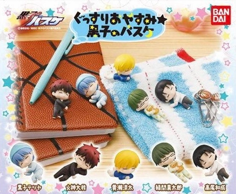 Exhibition Piece Collecting Community Kuroko no Basketball Characters Sleeping Mini Figure Vol.1 5 Pieces Set (In-stock)