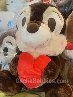 Disney Chip 'n' Dale Furry Chip Hugs Heart Plush (In-stock) Industry Leader