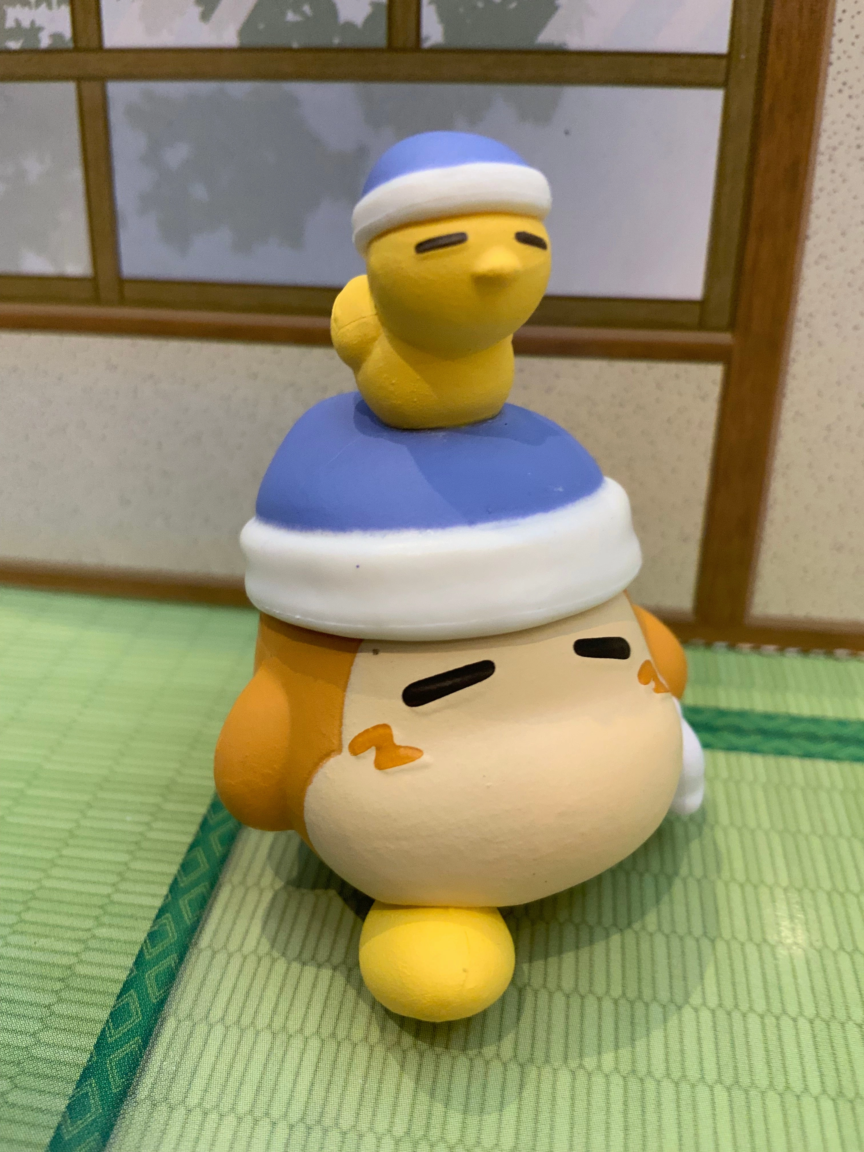 Flying Pose Art Merchandise Pupupu Friends Kirby Sleepy Figure 4 Pieces Set (In-stock)