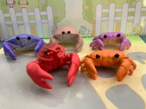 Character Unit Colourful Crabs Cable Holder Figure 5 Pieces Set (In-stock)
