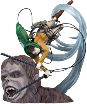 Action Statue "Attack on Titan" Figure Levi vs Beast Titan Ver.