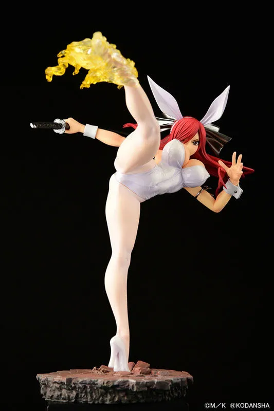 Maximalist Art "Fairy Tail" Erza Scarlet High Kick Ver. White Bunny 1/6 Scale Figure
