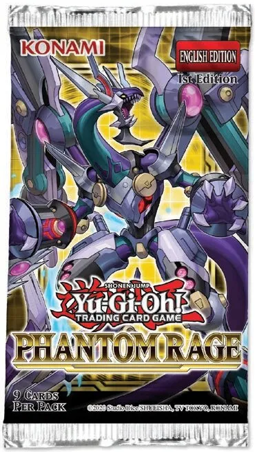 YGO Phantom Rage Booster Pack Exclusive Find Unboxing